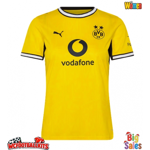 Borussia Dortmund Joey Veerman #25 Replica Home Stadium Shirt for Women 2026-27 Short Sleeve